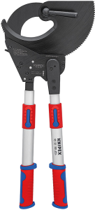 Nożyce do kabli i przewodów z systemem zapadkowym