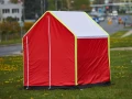 Namiot na stelażu K160/1 -  rozmiar 2m x 1,3m x 1,2/1,8m