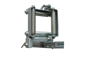 Rolka do koryt kablowych instalowana na korycie