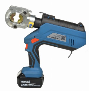 Praska akumulatorowa E22 + 10 matryc