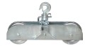 Rolka montażowa tandemowa aluminiowa 150 mm WL 10 kN