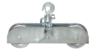 Rolka montażowa tandemowa aluminiowa 150 mm WL 10 kN