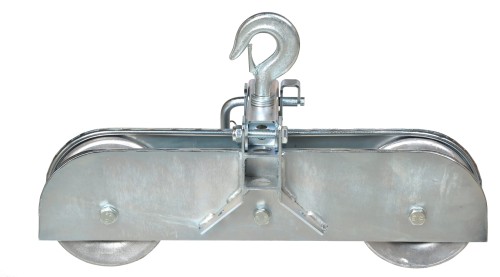 Rolka montażowa tandemowa aluminiowa 150 mm WL 10 kN