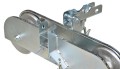 Rolka montażowa tandemowa aluminiowa 150 mm WL 10 kN