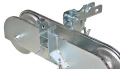 Rolka montażowa tandemowa aluminiowa 150 mm WL 10 kN