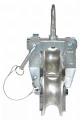Rolka montażowa tandemowa aluminiowa 150 mm WL 10 kN
