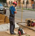 Wciągarka spalinowa 500 kg prędkość 24 m/min