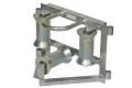 Rolka kablowa kątowa stalowa 3x250 mm