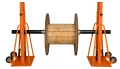 Podnośnik hydrauliczny do bebnów 5000 kg z podporą łozyskowaną