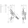 Wciągarka łańcuchowa YALE UNO-A 1500 kg łańcuch 1,5 m