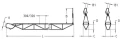 Drabina aluminiowa trapezowa 5,0 m WL 300/300 kg