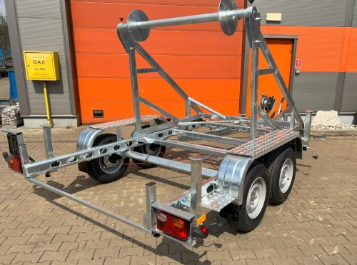 Przyczepa do bębnów kablowych 2150 kg