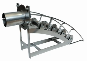 Wpust do układania kabli w rurach 160 mm - 4 rolki