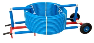 Rozwijak Max- uniwersalny rolkowy do rur HDPE, PE, PERT