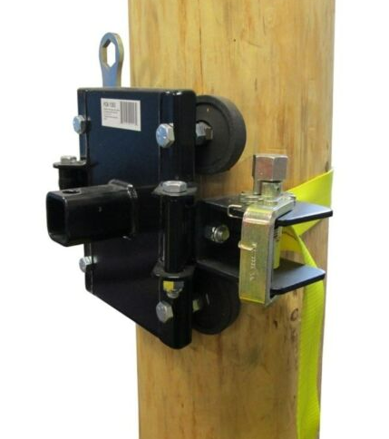 System kotwienia wciagarki na słup  do PCW4000