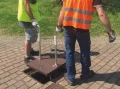 Podnośnik pokrywy magnetycznej z podwójną podkładką