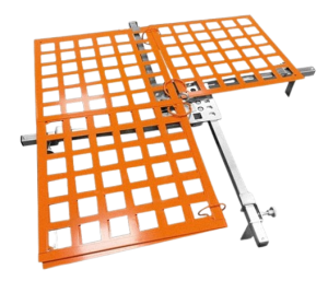 Konstrukcja zabezpieczające przed upadkiem z otwartych włazów