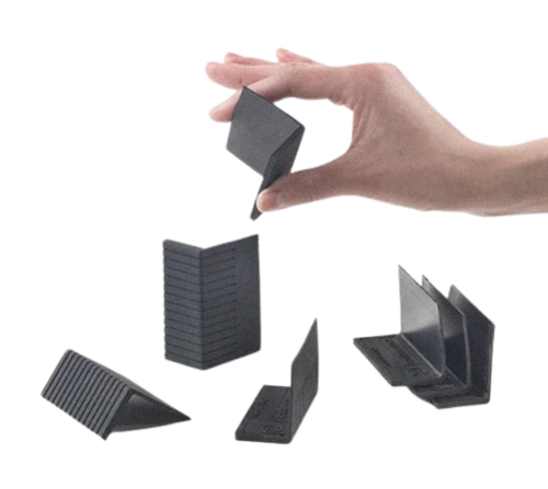 Zestaw plastikowych podkładek dźwiękochłonnych (100 sztuk)