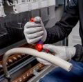 Nóż do ściągania izolacji ze stopką prowadzącą