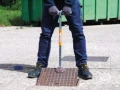 Ultralekki składany magnetyczny podnośnik pokrywy do średnich/lekkich pokryw ERGOCERT - siła podnoszenia 230 kg