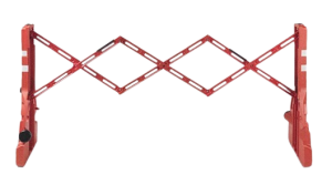 Plastikowa rozciągliwa bariera bezpieczeństwa o wysokiej widoczności