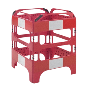 Składana plastikowa bramka w zamknięciu kwadratowym lub barierze liniowej