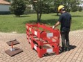 Składana plastikowa bramka w zamknięciu kwadratowym lub barierze liniowej