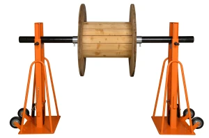 Podnośnik hydrauliczny do bebnów 2000 kg z podporą łożyskowaną 