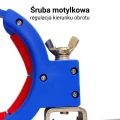 Zestaw rolek prowadzących kabel w korytach
