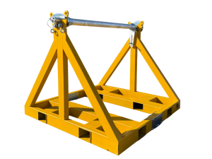 Podnośnik hydrauliczny do bębnów 12 000 kg z łożyskowaną osią 