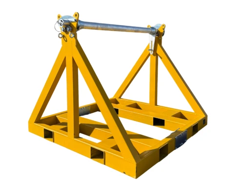 Podnośnik hydrauliczny do bębnów 12 000 kg z łożyskowaną osią