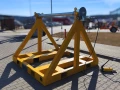 Podnośnik hydrauliczny do bębnów 12 000 kg z łożyskowaną osią